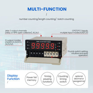 Grande contatore digitale Display 2 loop uscita contatore digitale Timer a 5 cifre - Product Image 6
