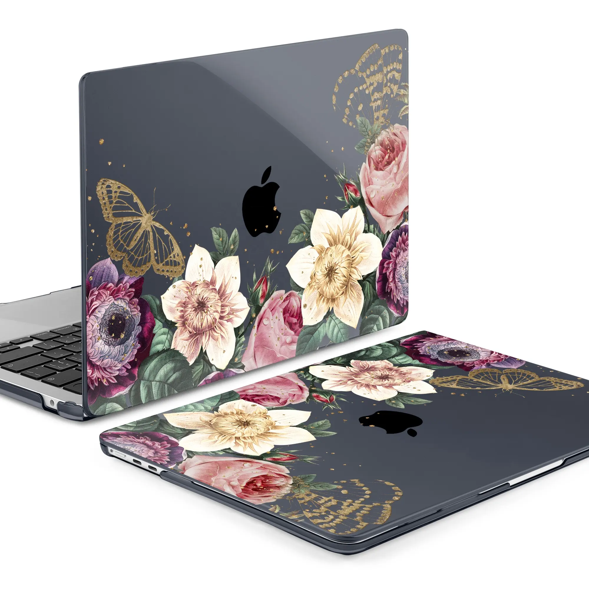 Batianda Wholesale Crystal UV Painted Case for MacBook M1 M2 M3 Chip Air Pro 11 12 13 14 1516インチA2338A2918 A2941 A2681