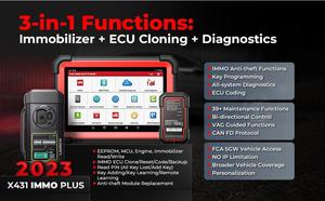 2024 New LAUNCH X431 IMMO <strong>PLUS</strong> <strong>Key</strong> <strong>Programmer</strong> with X-prog 3 Supporting ECU Coding and 39 Special Functions with MQB Calculator