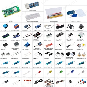 LAFVIN Raspberry Pi Pico W Ultimate Starter Kit mit 450 Artikeln, 117 Projekte unterstützen das Micro Python C/C-Programm für Arduino IDE