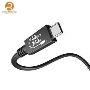 Cavo professionale personalizzato USB4.0 a USB tipo C trasmissione ad alta velocità Bio per la trasmissione dei dati - Product Image 6