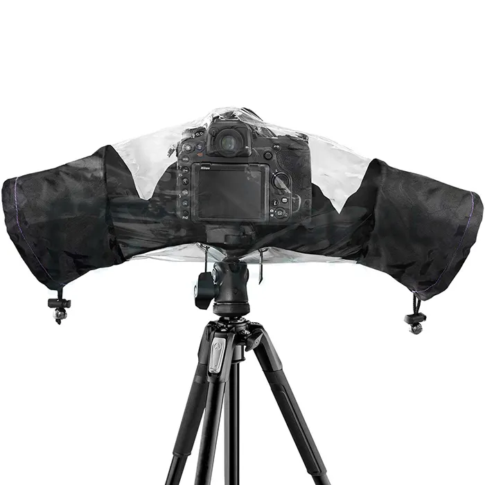 Best Quality Nylon Material Rainproof DSLR Camera Rain Cover Protector for Nikon Canon