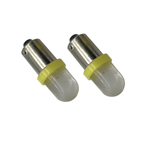 autodragons Yellow Pinball 6.3V LED Round Replacement Bulbs Non Ghosting #44 #47 Bayonet <strong>Base</strong> <strong>BA9S</strong> Pinball LED Bulb Lighting - Product Image 1