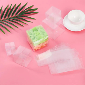 透明塑料PVC迷你最小起订量透明塑料PVC包装盒高透明PET RPET塑料零售包装盒