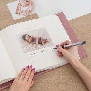 Custom high-quality wedding guest <strong>books</strong> reception logbooks and banquet hardcover message <strong>books</strong> - Product Image 1