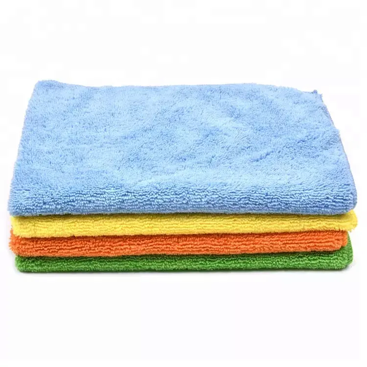 Fourniture d'usine de serviettes de nettoyage de voiture en microfibre épaisse, tissus de polissage, serviette de séchage Super absorbante