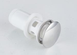 Vendita diretta della fabbrica di plastica grande copertura Pop-up bacino di scarico con Overflow per uso bagno - Product Image 3