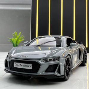 Aodi R8 alaşım pres döküm Model araba 1:32 açık kapılar ile ses ışık geri çekme Metal Model araba oyuncaklar Producto De Coche - Product Image 3