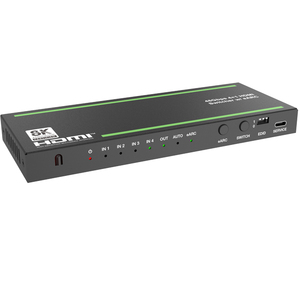 4 Port 8k <strong>hdmi</strong> <strong>2</strong>.1 <strong>Switch</strong> 4 in 1 Out 4k 120hz Hdr <strong>hdmi</strong> <strong>2</strong>.1 Switcher 4x1 Hdcp <strong>2</strong>.3 with ARC/eARC Function - Product Image 3