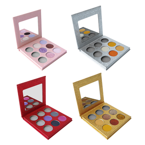 Высокое качество, сделайте свой собственный бренд, сделай сам, палитра теней, частная этикетка, низкий минимальный заказ, Пустая палитра теней для век, коробка - Product Image 4