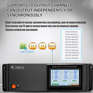 ETOMMENS 40V 20A*10 Programmable Independent <strong>Output</strong> 10 Channel <strong>Dual</strong> Multiple Variable Adjustable DC <strong>Power</strong> <strong>Source</strong> 5A LED 220V - Product Image 3