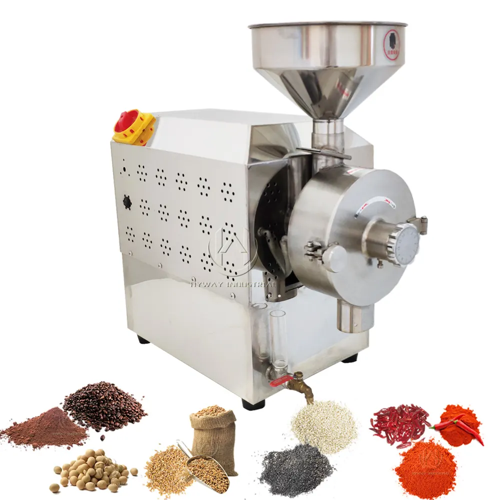 Hyway Industrial Water cooling Grinder HY 85KG/h fine heavy duty grinder spice grinding machine