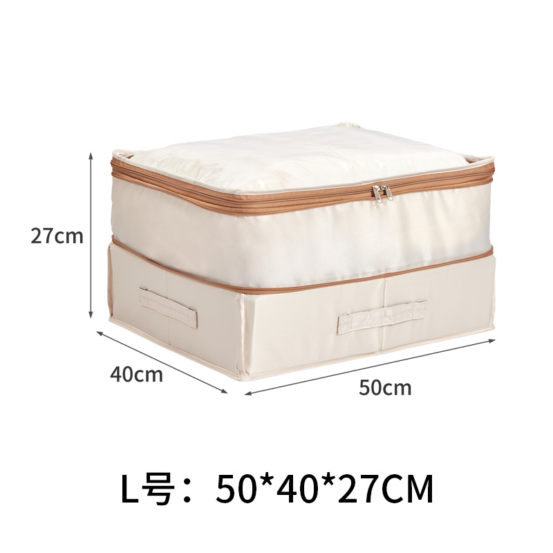Double-layer compression storage box, size L, 50*40*1727cm