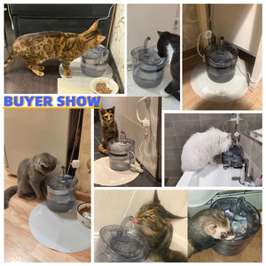 Food Grade Plastic Circulating Filtration <strong>Sensor</strong> Function Cat Water Fountain Dog Water Dispenser Automatic Pet Drinking Fountain - Product Image 4
