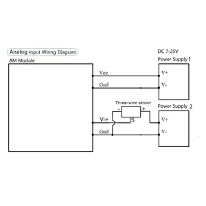 AMVIF08 8VI 0-10V Voltage <strong>Analog</strong> <strong>Input</strong> Module ADC <strong>MODBUS</strong> <strong>RTU</strong> RS485 Serial Port UART Isolated Communication Modul - Product Image 3