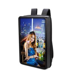 Outdoor Waterproof App Control <strong>Programable</strong> <strong>Lcd</strong> Bag Human Billboard Advertising Light up Led <strong>Display</strong> Backpack