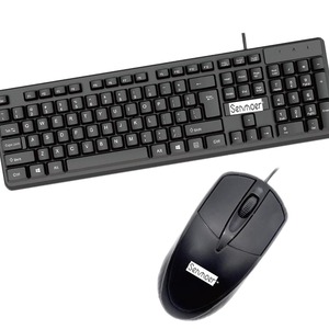 Wired <strong>Keyboard</strong> and <strong>Mouse</strong> Combo for Windows Optical Wired <strong>Mouse</strong> Full-Size <strong>Keyboard</strong> USB Plug-and-Play Compatible for PC Laptop