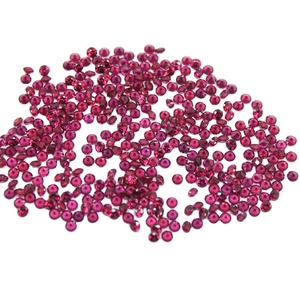 Maschinen geschnittener 5 # Ruby Stone Round Shape Synthetischer Korund - Product Image 1