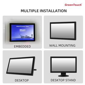 Monitor de pantalla táctil de marco abierto de 23,6 pulgadas monitor de pantalla táctil capacitiva industrial entrada HD LCD Monitor de pantalla táctil de 23,6 pulgadas - Product Image 6