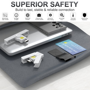 工厂多功能便携式USB 2.0 C型信用卡读卡器智能卡读卡器 - Product Image 5