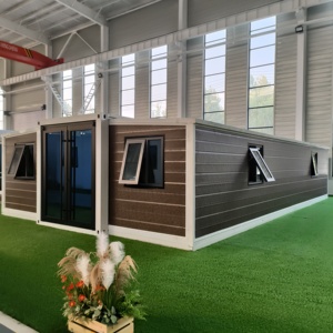 Nhà Container có thể mở rộng 20ft/40ft an toàn với biệt thự nhà bếp prefab làm từ thép - Product Image 1