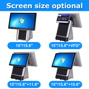 15.6 Inch Dual Screen Cash Register Machine Windows/Android <strong>All</strong> in <strong>One</strong> Pos Terminal System <strong>for</strong> Retail <strong>Shop</strong> With Thermal Printer - Product Image 5