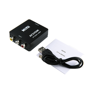 Convertidor de Audio y vídeo de alta calidad, 3 RCA, entrada HDMI, salida AV a HDMI, 1080p AV a HDMI