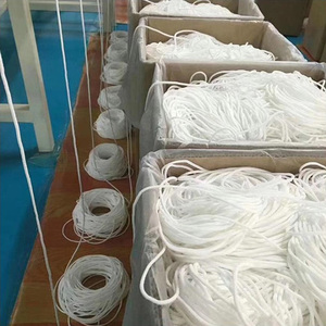 Spandex plano 3mm suave grueso encaje elástico macramé banda de goma trenzada cordón cuerdas cuerda para ropa y mascarilla - Product Image 1