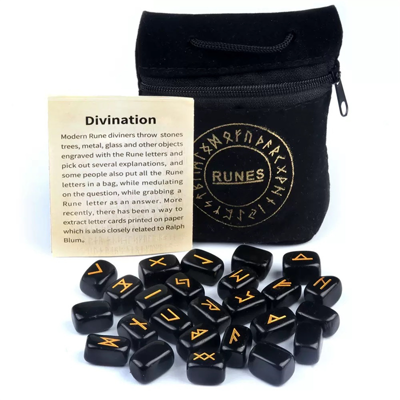 Obsidiana negra (25 bolsas de franela con instrucciones)