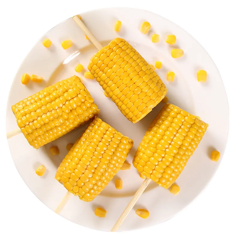 Aperitivos de maíz dulce envasados al vacío como Comida instantánea