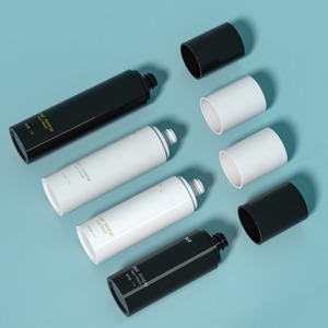 在庫あり空の50ml 60ml 2oz 100ml環境にやさしいマットブラックペットヘアボディフェイスコスメティックプラスチックファインミストポンプスプレーボトル