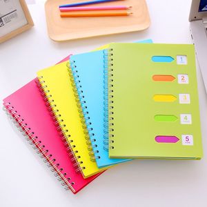 A5 PP封面精装螺旋笔记本批发设计定制笔记本学生笔记本 - Product Image 3