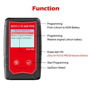 WOYO PL013 PRO per Porsche Cayenne 2018 per 2023 al litio per AGM batteria programmatore edizione aziendale - Product Image 3