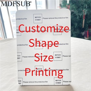 MDFSUB оптовая продажа 5 мм толстые сублимные MDF бляшки прямоугольные сублимационные MDF фотопанель 90x127 мм сублимационные пустые Mdf фоторамка - Product Image 2