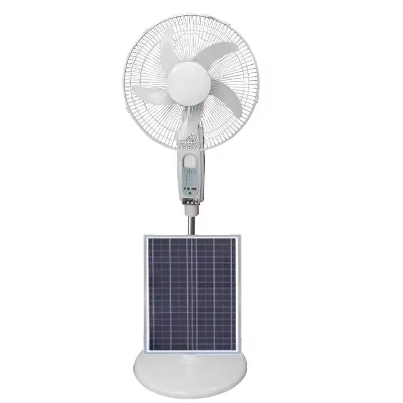 Ventilatore solare multinazionale con pannello solare carica USB potente 5 velocità del pannello solare ventilatore ricaricabile per esterni e interni