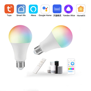 WIFIスマートTuyaVoinceコントロールRGBCW調光可能LED電球ライト9W15Wスマートライトワイヤレスアプリコントロール調整可能A19Led Blub - Product Image 3