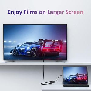 USB 3,1 Tipo C Macho Hembra 4K 30Hz para HDMI Cable adaptador Chaqueta de PVC Convertidor HDTV para HDTV 4K HD TV 2. 1 USB3.1 para HDM - Product Image 3