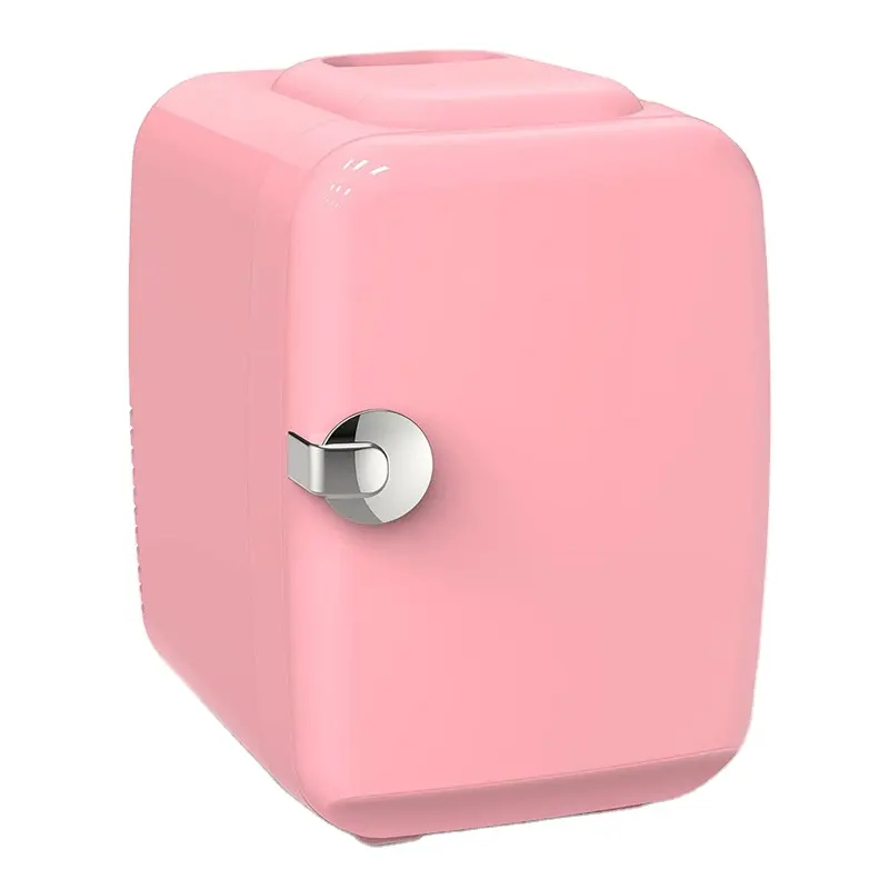 La camera d'albergo domestica portatile di vendita calda usa il piccolo mini frigorifero del dispositivo di raffreddamento delle lattine cosmetiche di capacità 4L carino