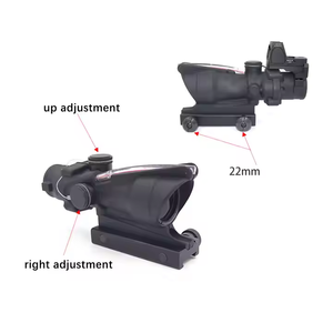 ACO4X32ออปติกไฟเบอร์แท้สีแดงลายนูนอุปกรณ์เสริมกล้องส่องทางยุทธวิธีกันน้ำกันกระแทก - Product Image 5