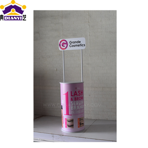 圆形折叠促销台定制设计户外展示商展耐用弹出式柜台 - Product Image 1