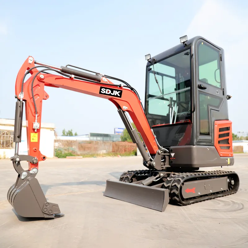 Multifunctional 2000Kg New Crawler Excavator Factory Price Small Digger Micro Bagger Mini Excavator 2 Ton Minibagger For Sale