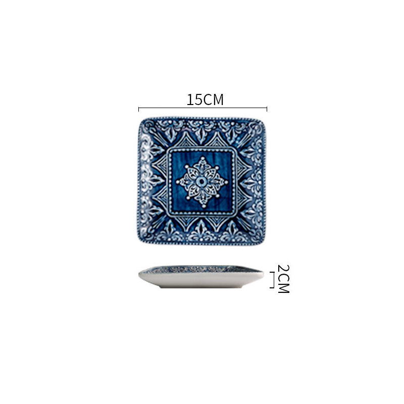 Bleu/6''Assiette