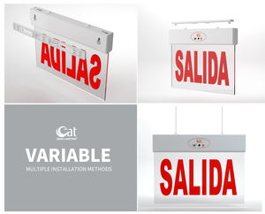 Mô hình tùy biến 4W dẫn lối ra dấu hiệu ánh sáng khẩn cấp PC + pin lithium Acrylic kéo dài đến 3 giờ - Product Image 6