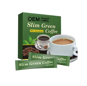 Prix de gros Café vert mince Herbes naturelles Produits Marque privée Régime Sain à base de plantes Perte de poids Instantanée Ganoderma Café - Product Image 1