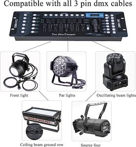 Controlador LED DMX 192 para escenario, controlador de luz para DJ, tablero mezclador de iluminación, consola, espectáculos de luz, controlador DMX512 para fiestas y discotecas - Product Image 4