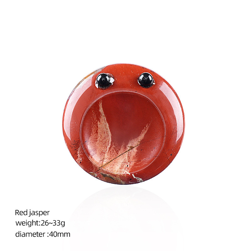 Red jasper thumb stone