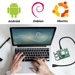 Rock Pi 4 Plus Rockchip rk3399 Entwicklungs board 6 Core Motherboard Android Ubuntu kompatibel Raspberry Pi - Product Image 5