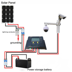 Completo <span class=keywords><strong>5kw</strong></span> 10kw off Grid sistema solare casa 220V generatore di uscita per il monitoraggio degli incendi boschivi