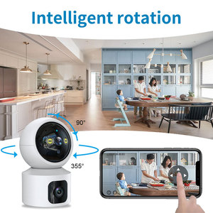 R12 Intelligent Dual-lens Linkage Wifi Camera H.265 <strong>Image</strong> <strong>1</strong> Set <strong>Top</strong> 2 Sets Intelligent Rotation Support Two-way Audio - Product Image 5