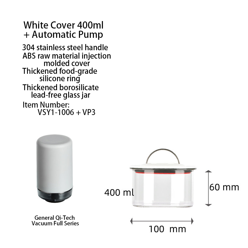 400ml+automatic pump White